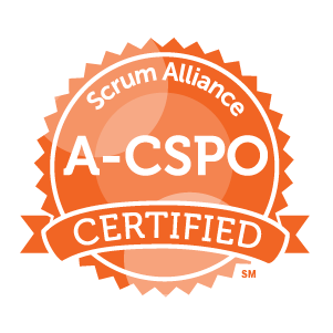 Advanced Certified Scrum Product Owner certification badge by Scrum Alliance